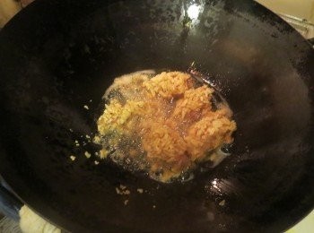 step4: 落獲中小火炸熟。