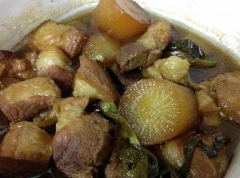 step4: 煮透的白蘿蔔超鮮甜~不油不膩~適合清爽的夏天!!