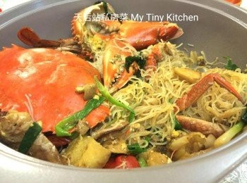 step6: 淋上米粉面即成