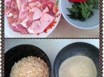 step1: 將醃料<span class="group_1">食材</span>混合攪拌均勻，腌製20分鐘待用。