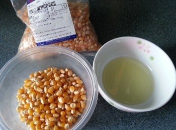 step1: 先預備好爆谷料