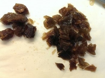 step1: 把有機Q梅去核切細備用