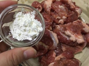 step11: 加入粟粉拌勻