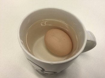 step3: －取出蛋撕去保鮮紙，放入冰水內，再放入雪櫃雪一小時，取出用匙羮脫殼便完成。

*雪過的半熟蛋黃會creamy D 㗎！