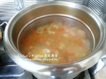 step6: 用中火煲30分鐘至滾