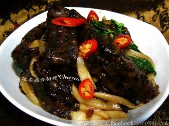 step5: ♥憶柔蔬食♥三杯紫菜糕