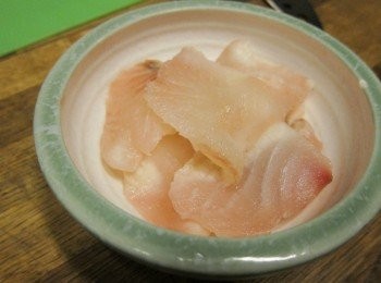 step1: 將冷凍魚片解凍