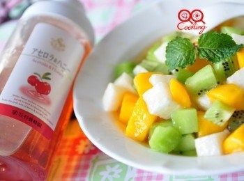 step4: 輕鬆零油脂，山藥的黏液照顧你的腸胃，同時還補充有蔬果的維他命C及水份喔!