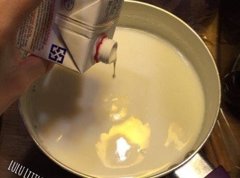 step4: 加入淡忌廉拌勻