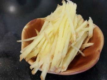 step4: 薑絲
