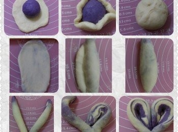 step3: 3.排氣整圓麵糰鬆弛10-15分,分割1個55g(隨意我一般都可整除為主來分),排氣滾圓,麵糰醒10-15分, 整型如圖