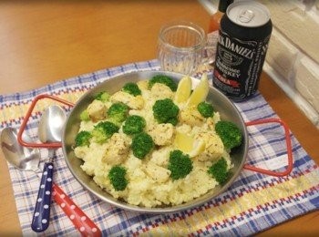 step10: 香氣撲鼻而來~~~~ 摩洛哥雞肉奶油燉飯&gt;////