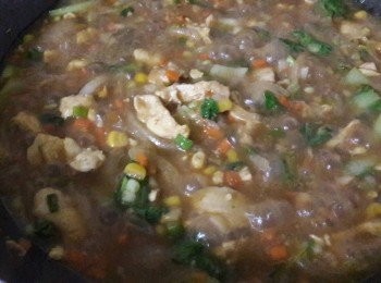 step9: 最後加入太白粉水勾芡即可