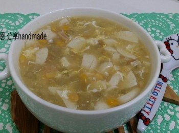 step6: 6)再煲滾後，熄火，試吓味先，唔夠咸味，加少許鹽，完成。