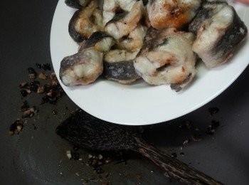 step10: 加入白鱔炒勻