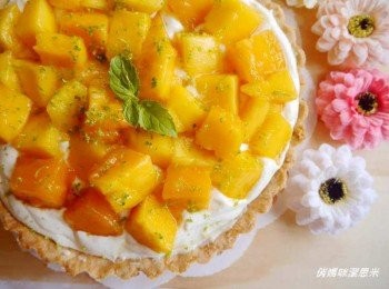 step13: *芒果派完成。