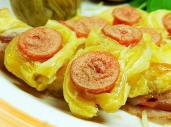 step13: 香香脆脆的小熱狗捲，小朋友非常的喜愛!!!