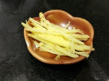 step3: 薑絲