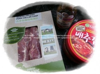 step1: 梅頭肉扒洗淨，抹乾水分，切片(可切厚一點)，拌醃料醃約20分鐘。