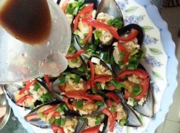 step5: 再平均淋上照燒汁