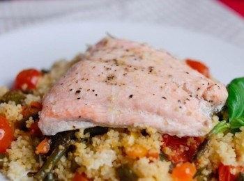 step7: 最後淋上檸檬汁，灑上羅勒葉即成！