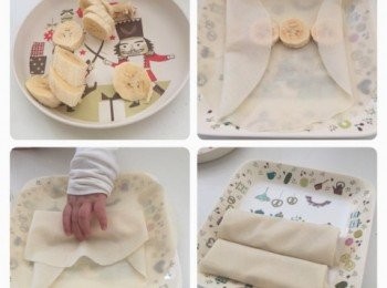 step1: 將香蕉切片