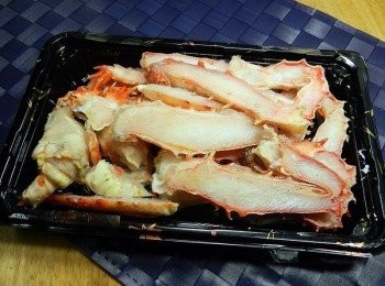 step1: 愛買線上購買的帝王蟹!!!