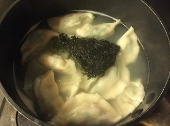 step10: 加入紫菜攪勻