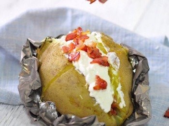 step8: 適量煙肉粒