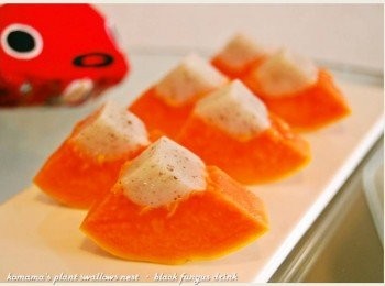 step7: 黑木耳木瓜奶凍，外形小巧古錐，口感美味又營養豐富。