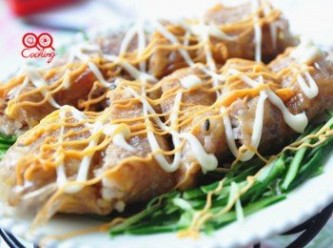 step7: 擠上雙味的桂冠沙拉醬即可享用囉!健康美味全在QQ♥廚房♫✿♪♥♪✿♫ 與你分享呦!