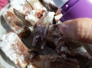 step3: 噴上油或印上油