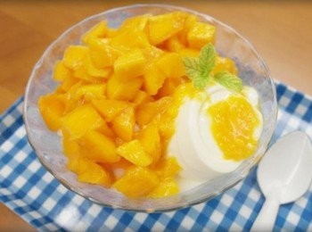 step9: 哇!!!!! 就是愛滿滿的芒果呀&gt;////