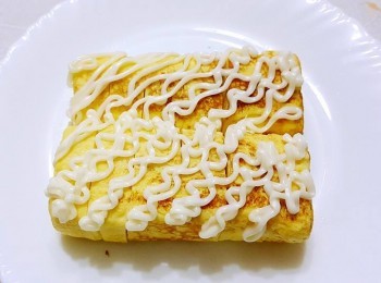 step5: 再擠上沙拉