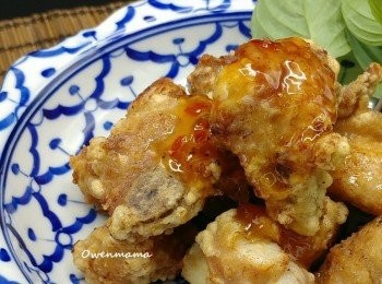 step7: 以泰式甜雞醬佐食風味更佳。