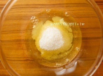 step1: 首先將糖與蛋白均勻混合。