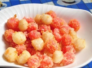 step9: 起鍋瀝油放到盤中