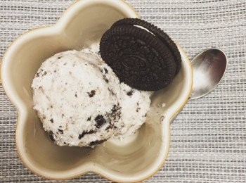 step10: 盛起後加塊OREO餅更美味！