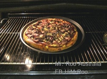 step6: 焗 (係, 買返來唔係熱的, 係要自己焗)