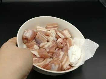 step2: 倒去/或用廚紙吸去多餘汁液,