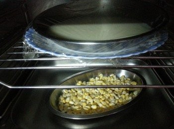 step11: 用大火蒸10分鐘,此時可加入粟米一起蒸