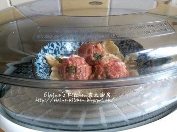 step11: 放入電蒸鍋隔水蒸12分鐘