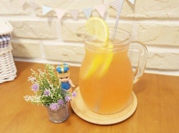 step6: 戀愛般的「草莓檸檬水」解渴上桌 ❤