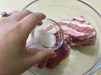 step4: 鹽 醃10分鐘
