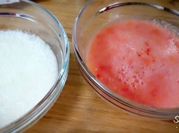 step7: 然後用果汁機分別打成汁