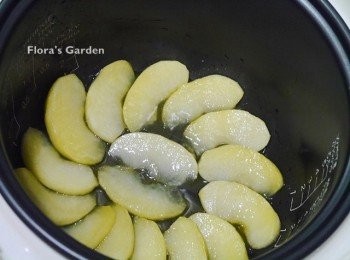 step3: 蘋果片依序擺好