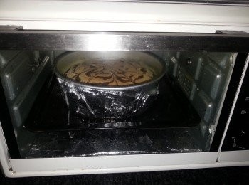 step12: 預熱焗爐180度水浴法焗1小時至熟透