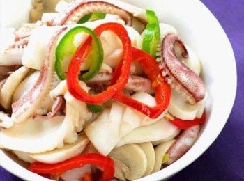 step5: 蘑菇炒魷魚的做法 完成