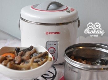 step8: 無論是單身族、還是幸福小倆口、或者是小家庭，份量剛剛好，盛一碗白飯，盡情享受大同電鍋的美味料理吧!