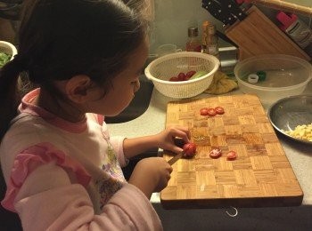 step4: 車里茄洗淨後切片